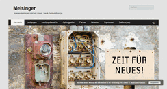 Desktop Screenshot of meisinger-ingenieurleistungen.de