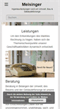Mobile Screenshot of meisinger-ingenieurleistungen.de